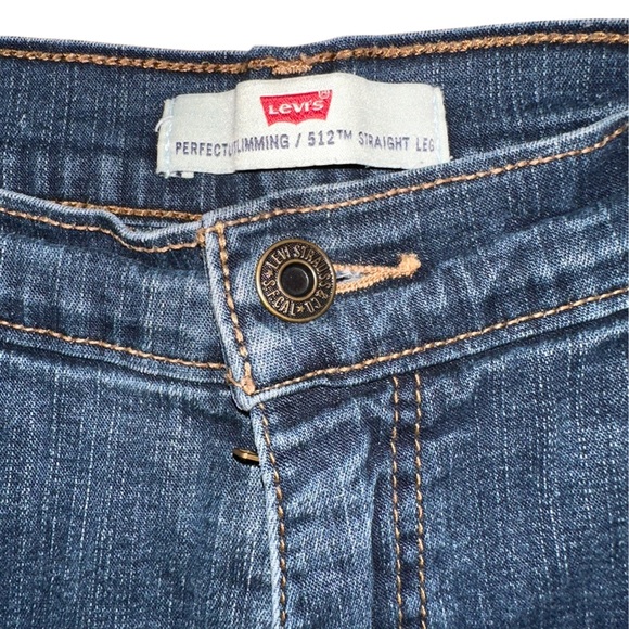 VINTAGE LEVI’S 512 PERFECTLY SLIMMING STRAIGHT LEG JEANS - Picture 3 of 8